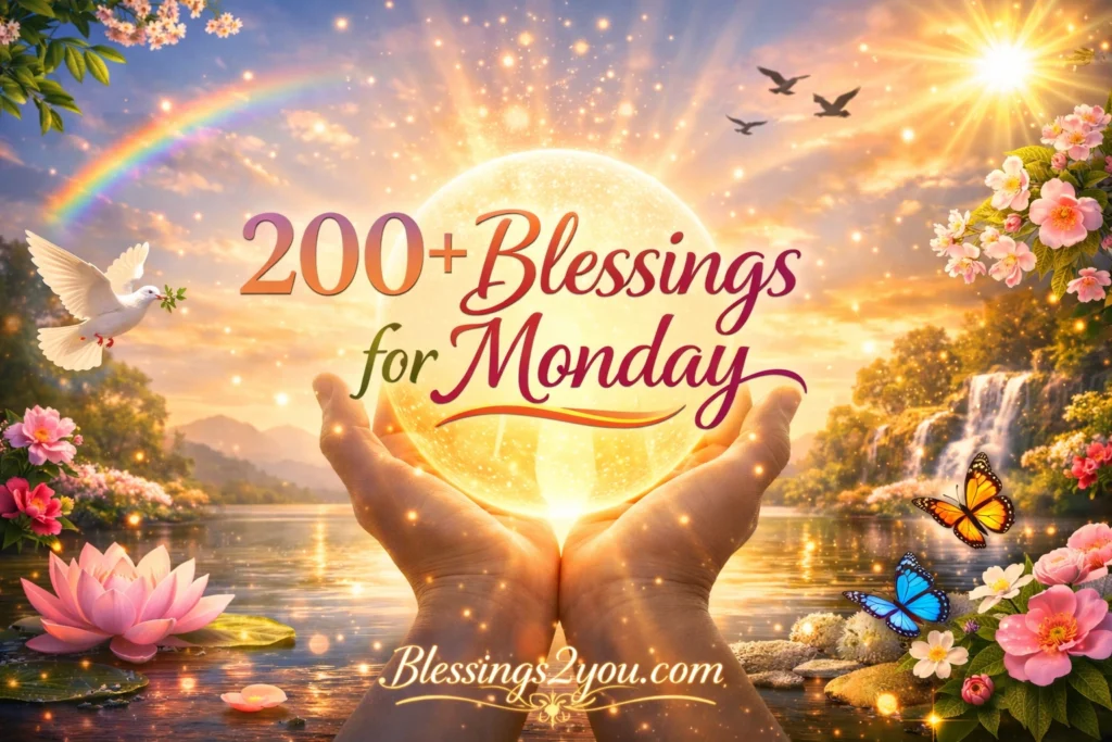 Monday Afternoon Blessings for Work and Career