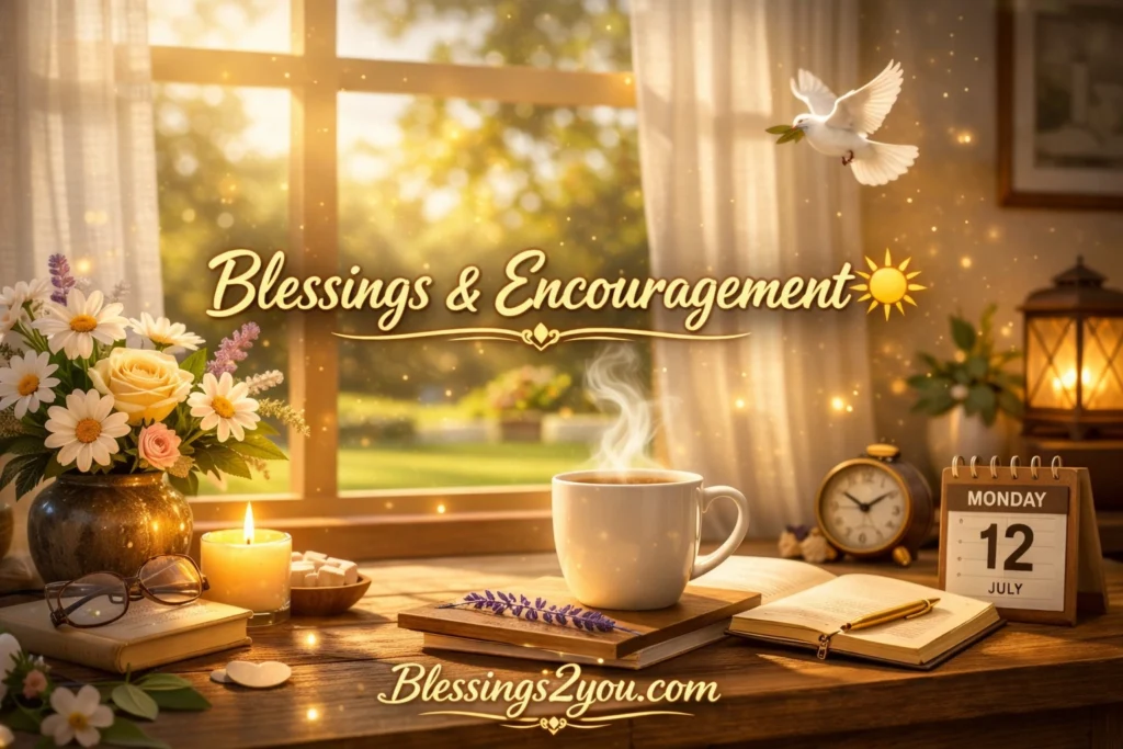Encouraging Monday Afternoon Blessings for Strength
