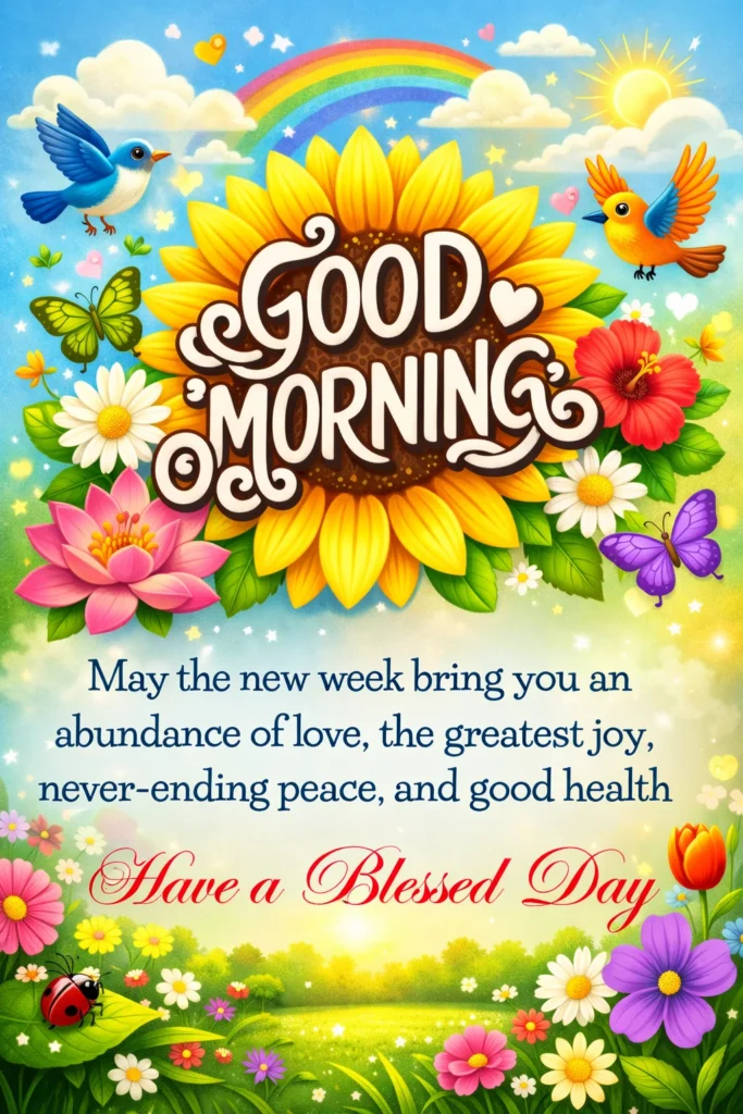 75 Good Morning Monday Blessings to Start the Week with Peace