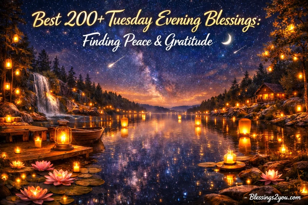 Types of Tuesday Evening Blessings