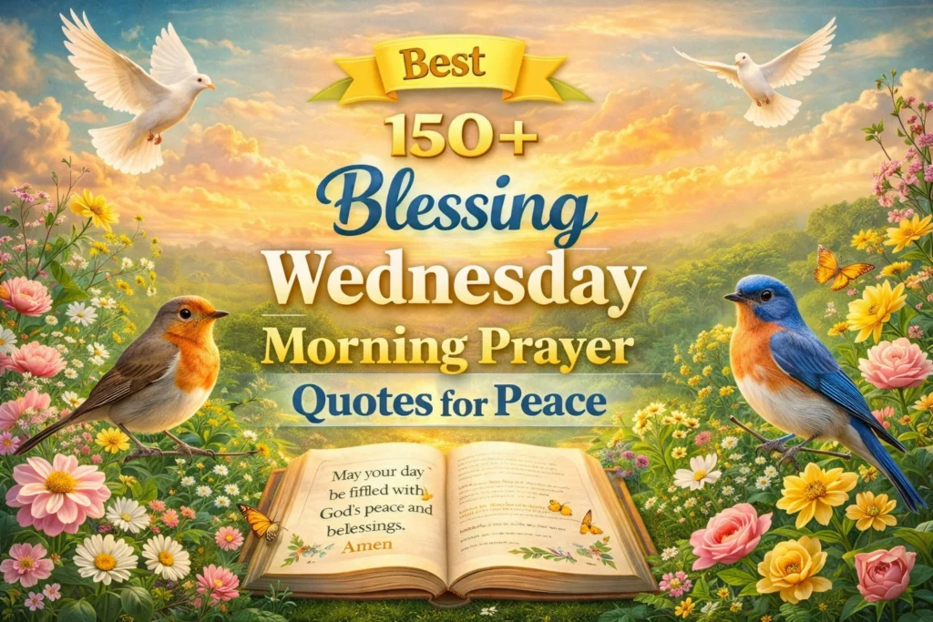 Best 150+ Blessing Wednesday Morning Prayer Quotes for Peace