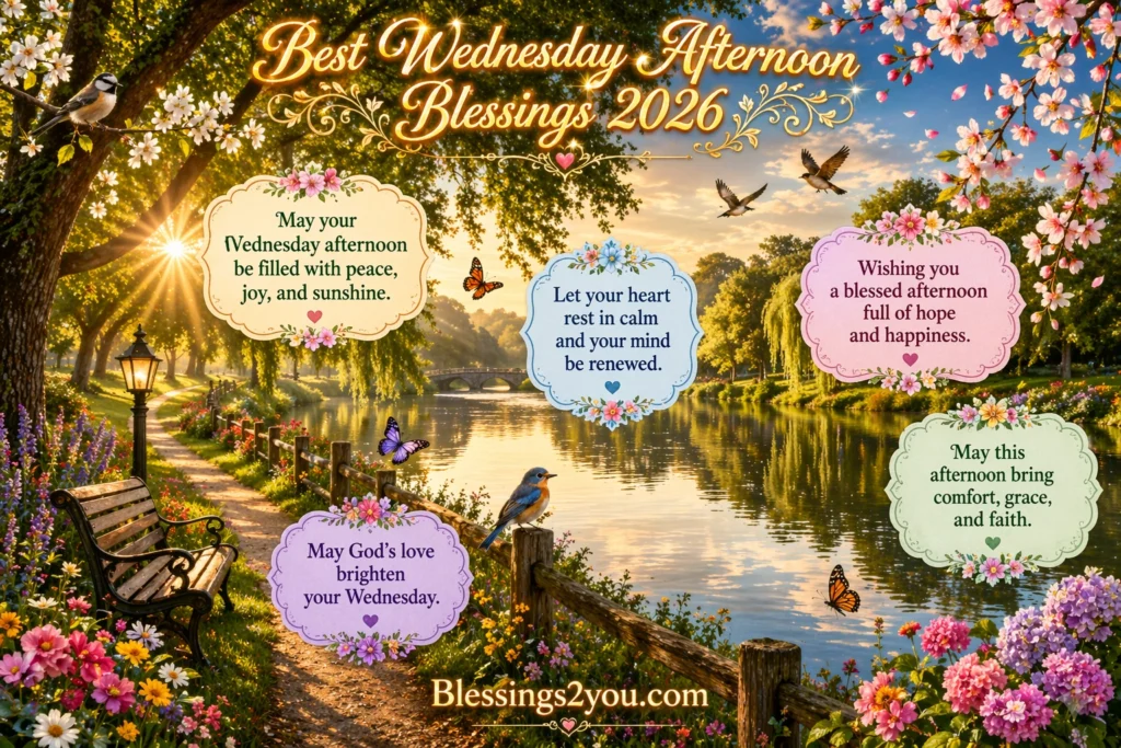 Bible Verses for Wednesday Afternoon