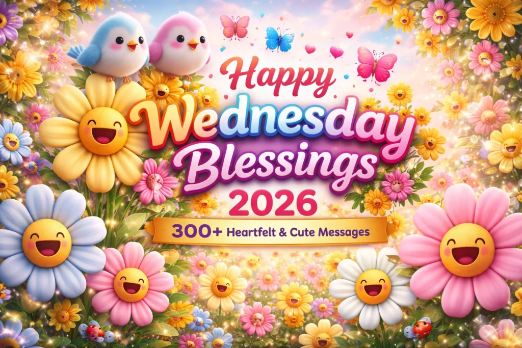 Creative Ways to Share Heartfelt Cute Happy Wednesday Blessings Messages