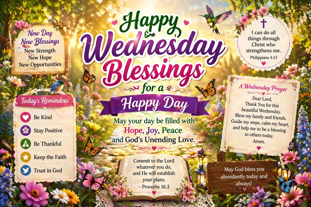Short and Sweet Wednesday Blessings for Busy Days