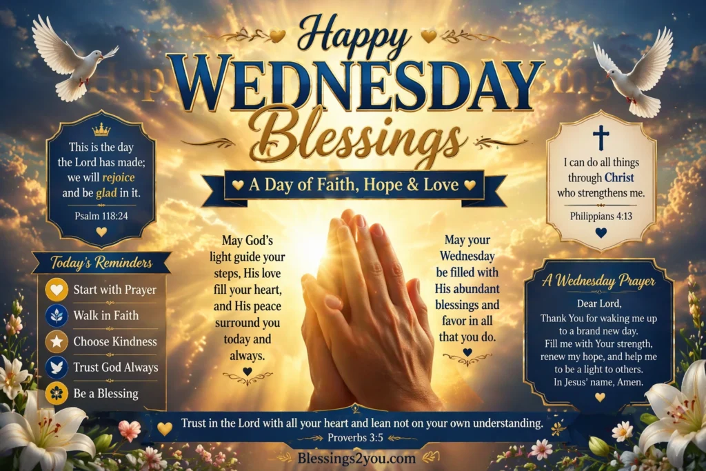 Wednesday Blessings and Prayers for Family and Relationships: Strengthening Bonds