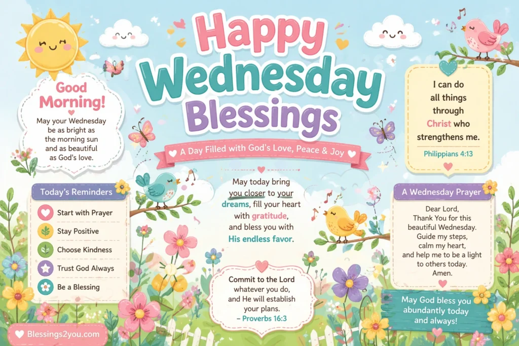 Powerful Wednesday Morning Blessings and Prayers to Start Your Day