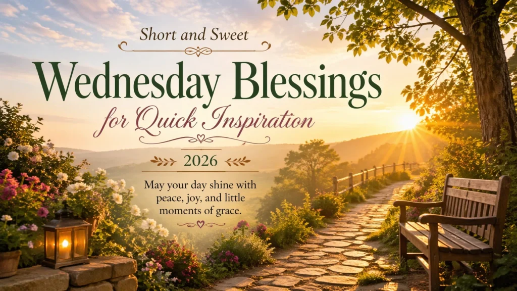 Short and Sweet Wednesday Blessings for Quick Inspiration