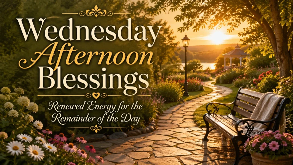Wednesday Afternoon Blessings: Renewed Energy for the Remainder of the Day