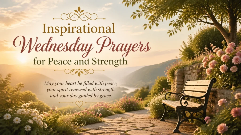Inspirational Wednesday Prayers for Peace and Strength