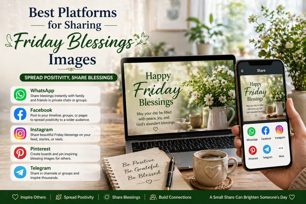 Best Platforms for Sharing Friday Blessings Images