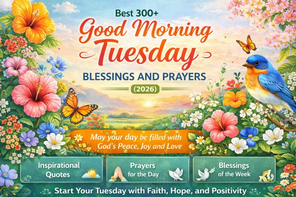 Best 300+ Good Morning Tuesday Blessings and Prayers (2026)