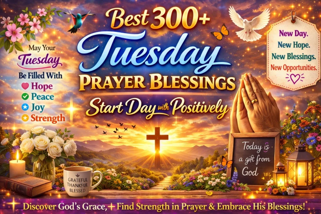 Best 300+ Tuesday Prayer Blessings Start Day with Positivity