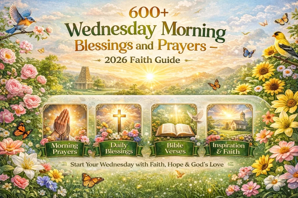600+ Wednesday Morning Blessings and Prayers – 2026 Faith Guide