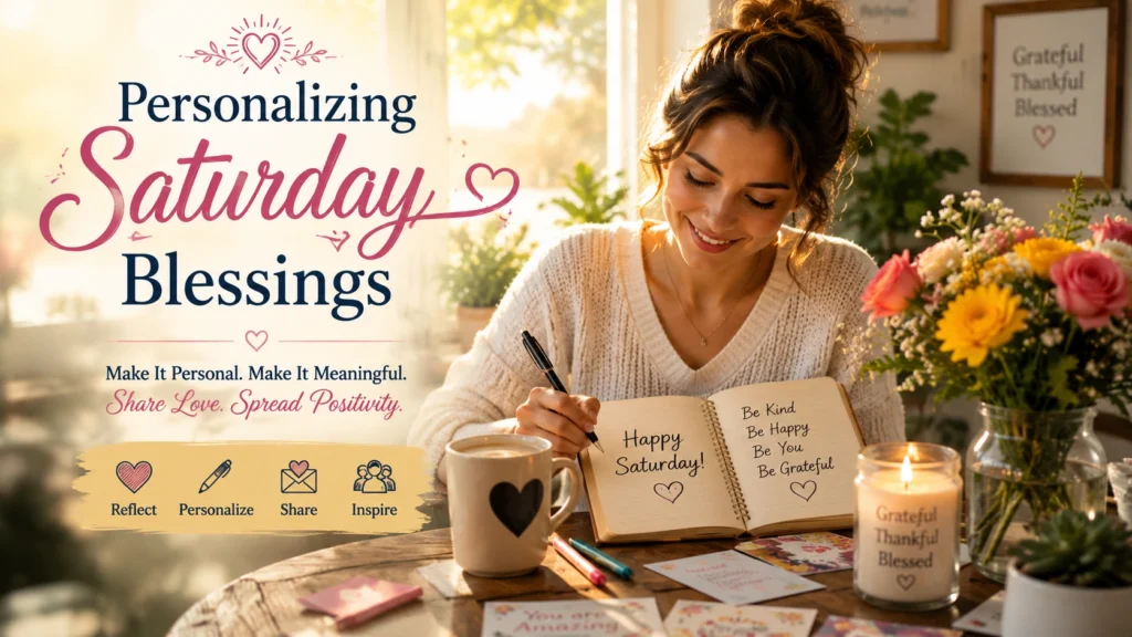 Personalizing Saturday Blessings