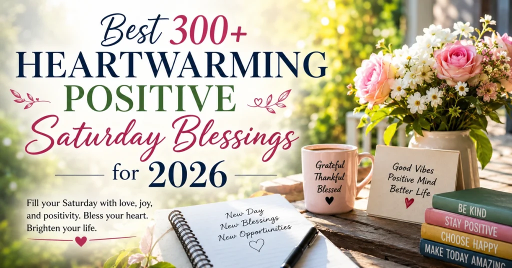 Best 300+ Heartwarming Positive Saturday Blessings for 2026