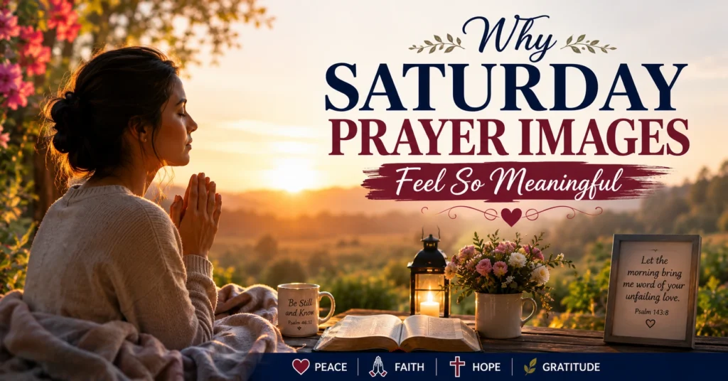 Why Saturday Prayer Images Feel So Meaningful