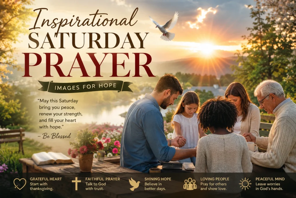 Inspirational Saturday Prayer Images for Hope