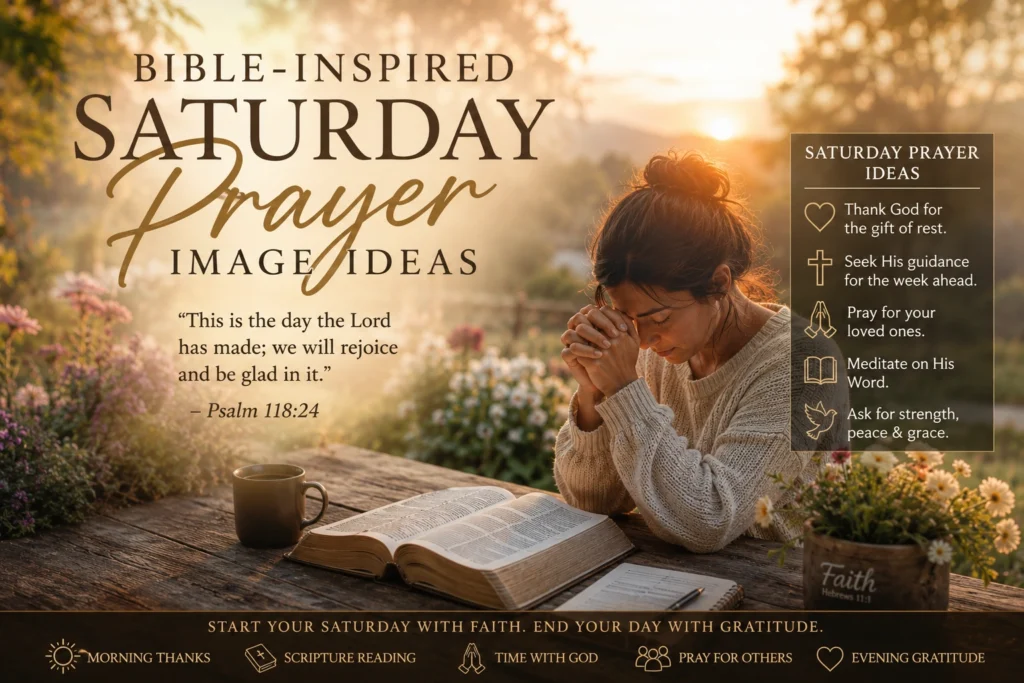 Bible-Inspired Saturday Prayer Image Ideas