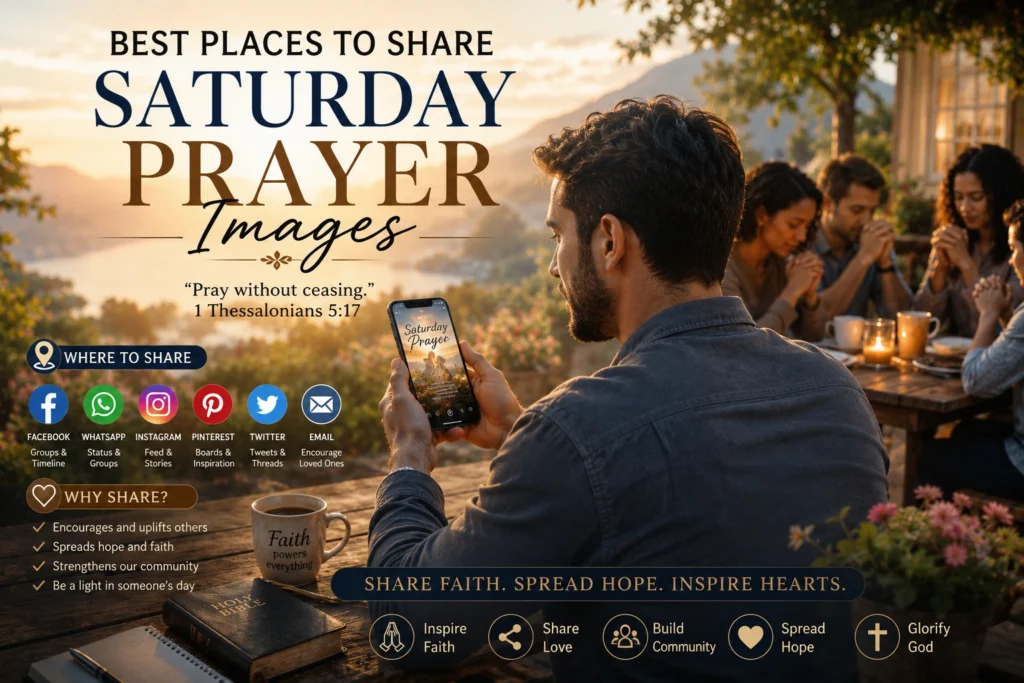 Best Places to Share Saturday Prayer Images