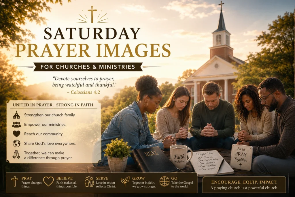 Saturday Prayer Images for Churches and Ministries