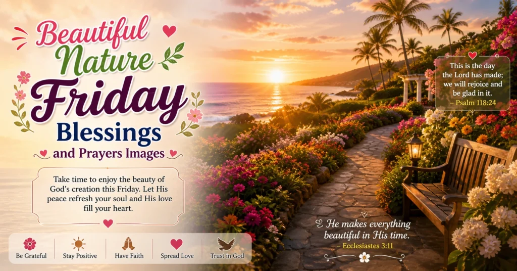 Beautiful Nature Friday Blessings and Prayers Images