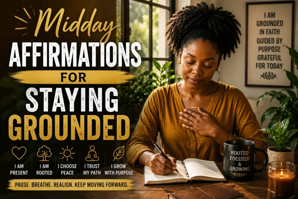 Midday Affirmations for Staying Grounded
