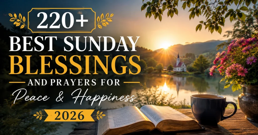 220+ Best Sunday Blessings and Prayers for Peace & Happiness 2026