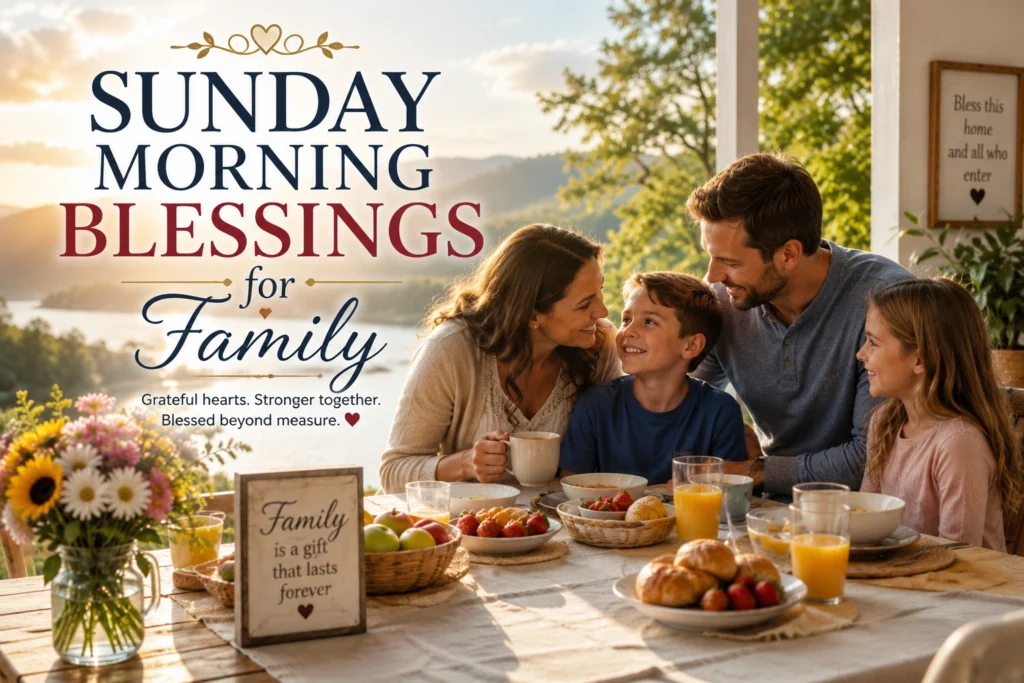 Sunday Morning Blessings for Family