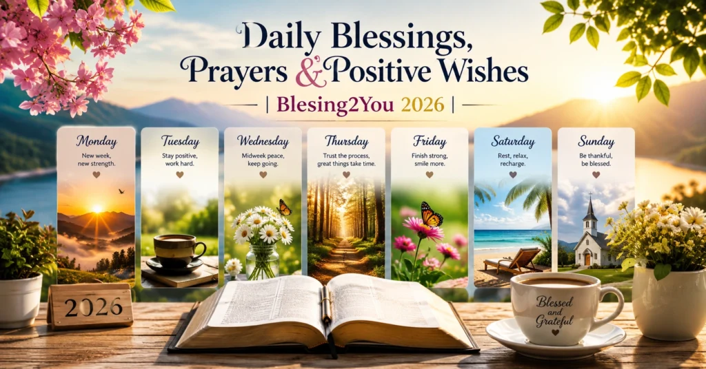 Daily Blessings, Prayers & Positive Wishes | Blesing2You 2026
