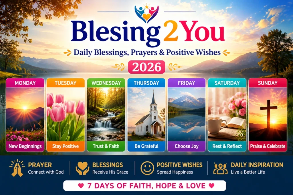 Daily Blessings for Every Day of the Week