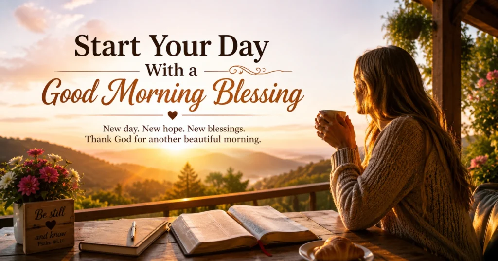 Start Your Day With a Good Morning Blessing