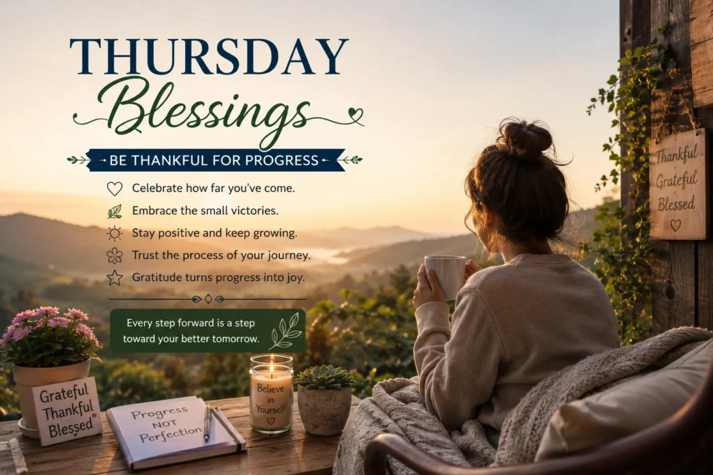 Thursday Blessings: Be Thankful for Progress