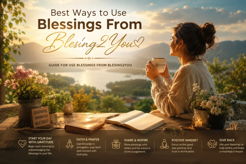 Best Ways to Use Blessings From Blesing2You
