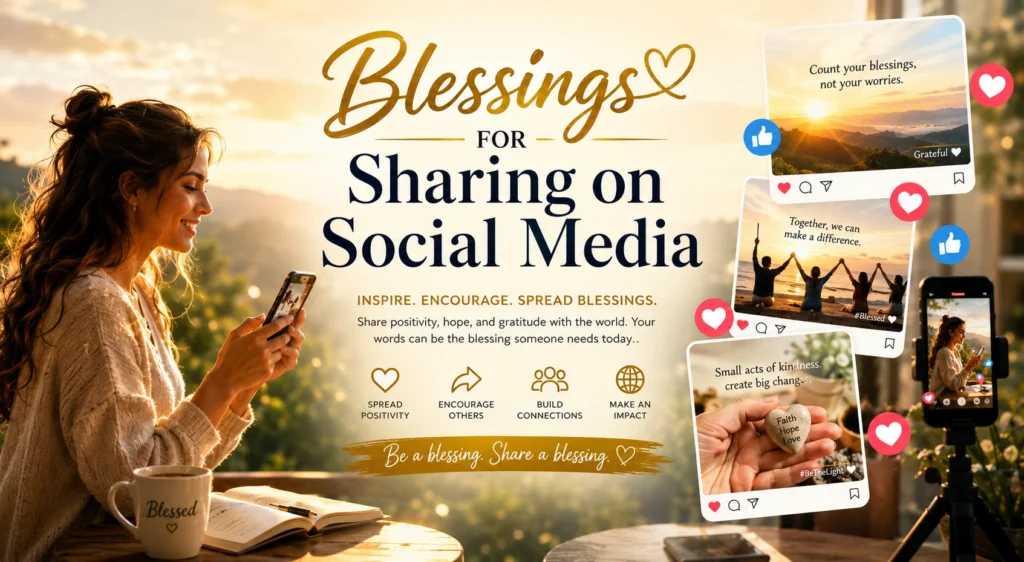Blessings for Sharing on Social Media