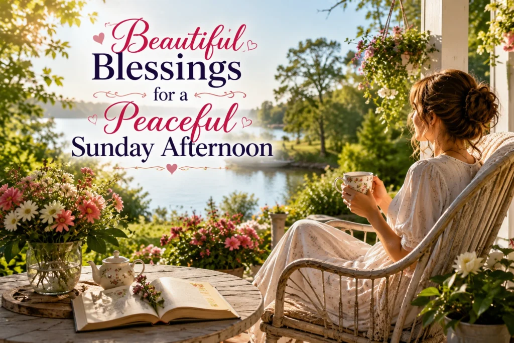 Beautiful Blessings for a Peaceful Sunday Afternoon
