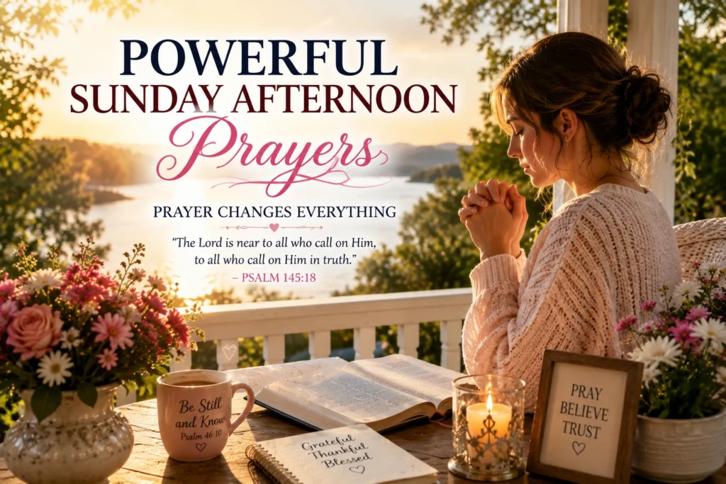 Powerful Sunday Afternoon Prayers