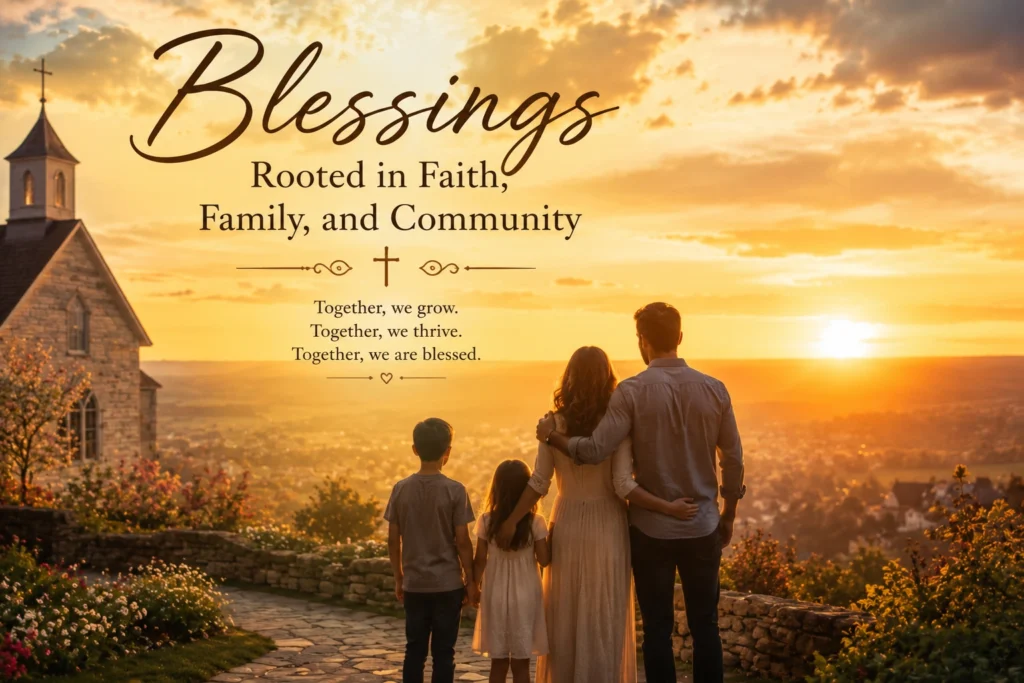 Blessings Rooted in Faith, Family, and Community
