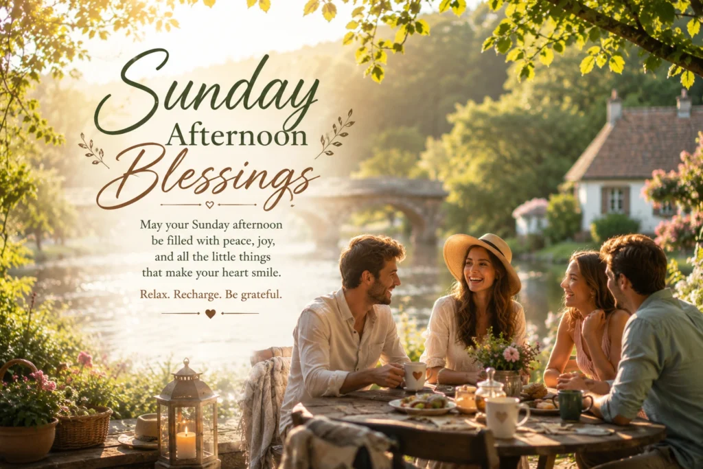 Sunday Afternoon Blessings for Images and Social Media